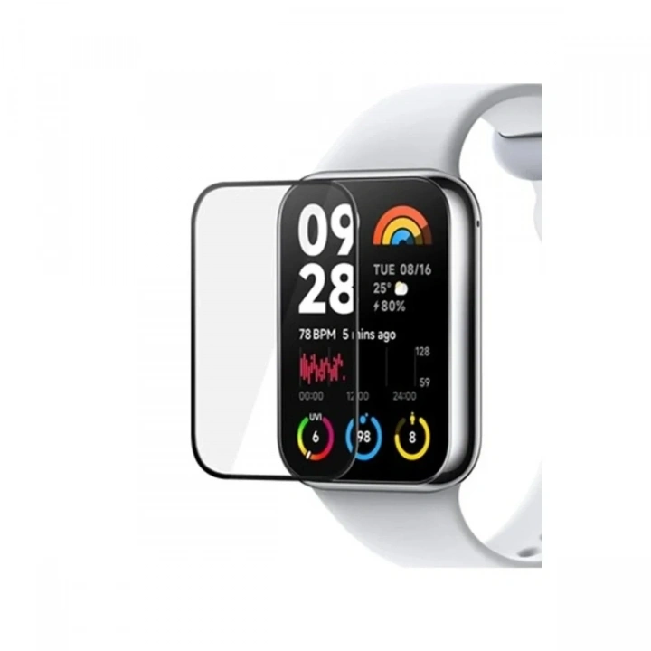 Mey İthalat®   Smart Band 8 Pro Polymer Nano Ekran Koruyucu - Şeffaf