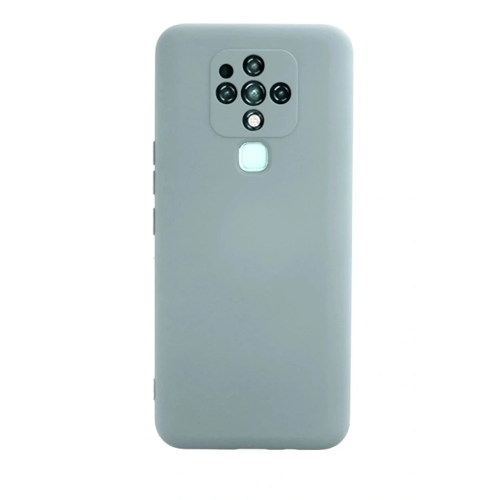 Mey İthalat®  Tecno Camon 16 Kılıf Nano içi Kadife Silikon - Buz Mavisi