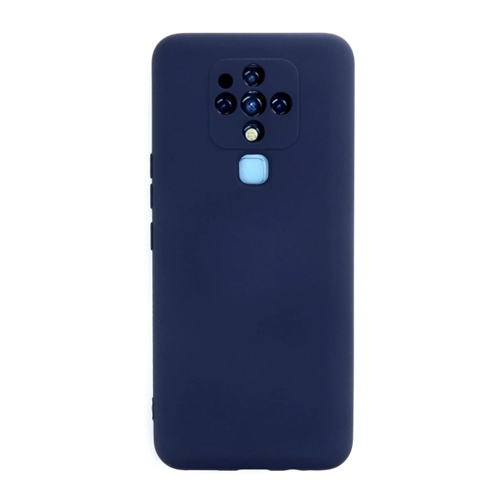 Mey İthalat®  Tecno Camon 16 Kılıf Nano içi Kadife Silikon - Lacivert