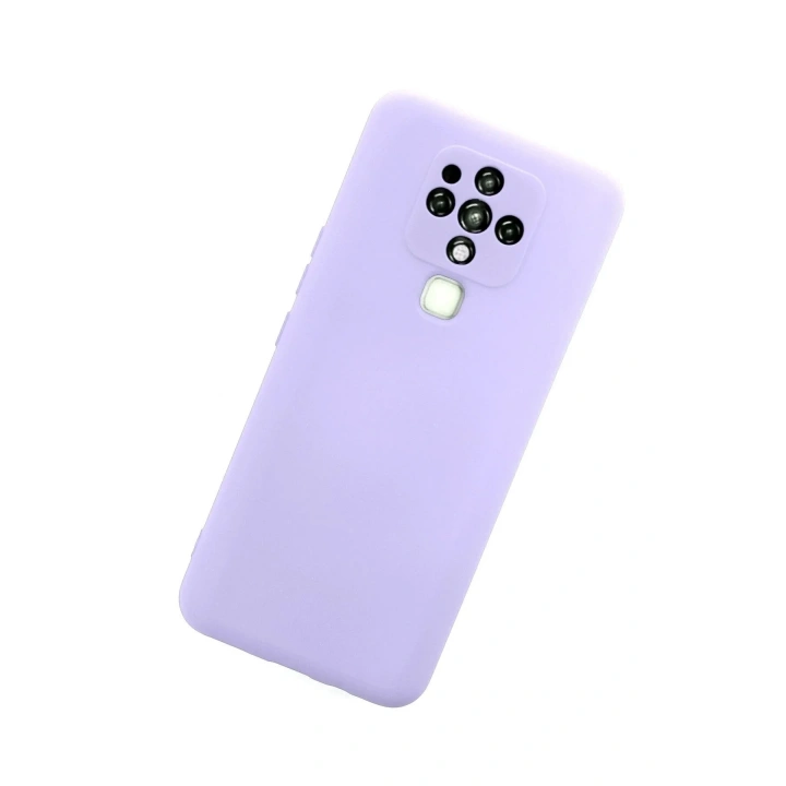Mey İthalat®  Tecno Camon 16 Kılıf Nano içi Kadife Silikon - Lila
