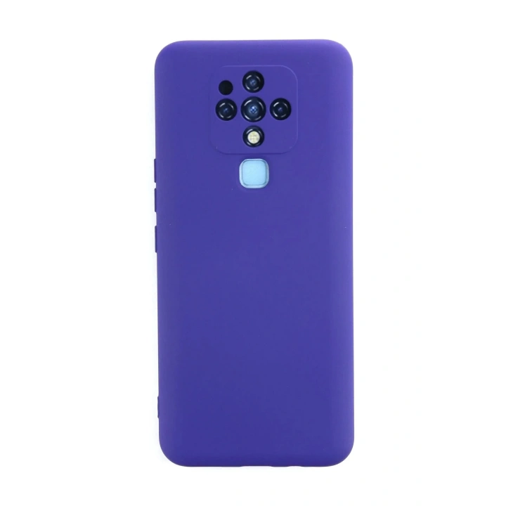 Mey İthalat®  Tecno Camon 16 Kılıf Nano içi Kadife Silikon - Mor
