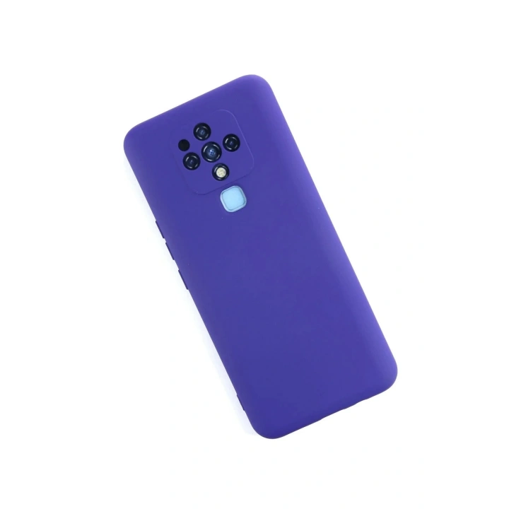 Mey İthalat®  Tecno Camon 16 Kılıf Nano içi Kadife Silikon - Mor