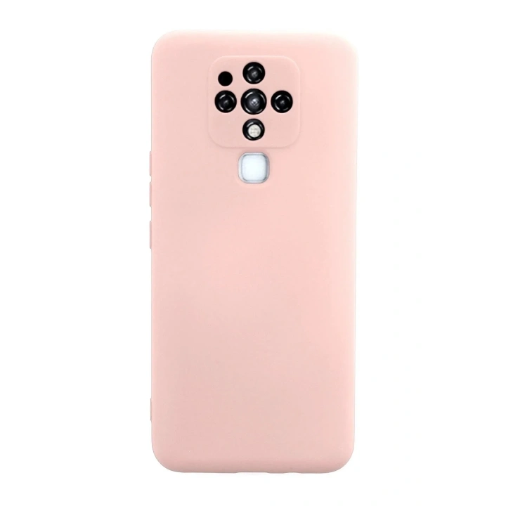 Mey İthalat®  Tecno Camon 16 Kılıf Nano içi Kadife Silikon - Pudra