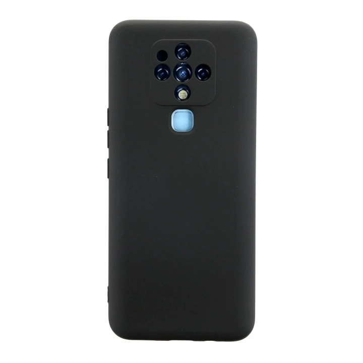 Mey İthalat®  Tecno Camon 16 Kılıf Nano içi Kadife Silikon - Siyah