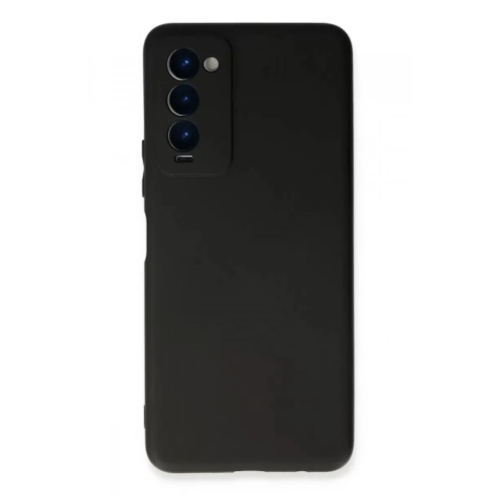 Mey İthalat®  Tecno Camon 18 Kılıf First Silikon - Siyah