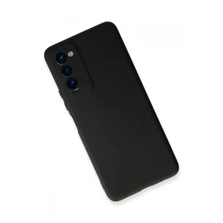Mey İthalat®  Tecno Camon 18 Kılıf First Silikon - Siyah