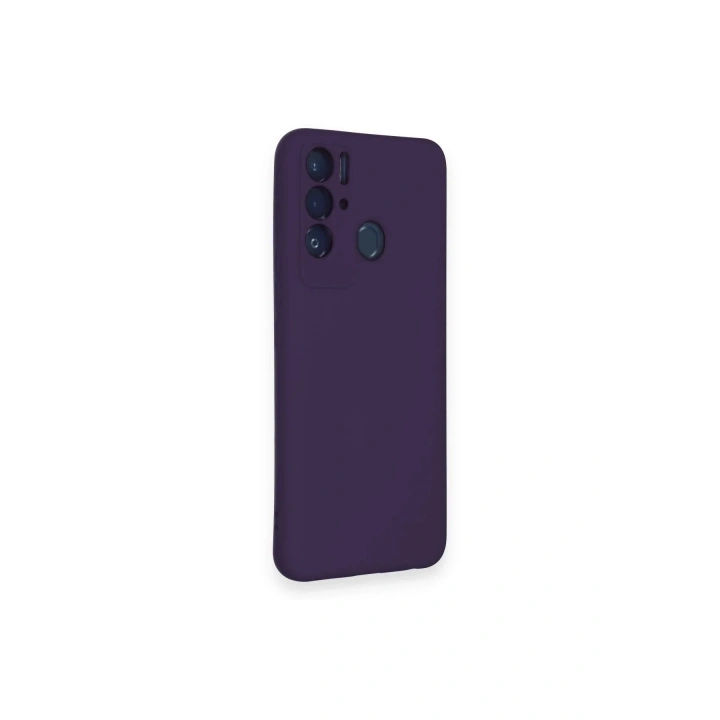 Mey İthalat®  Tecno Pova Neo Kılıf Nano içi Kadife Silikon - Mor