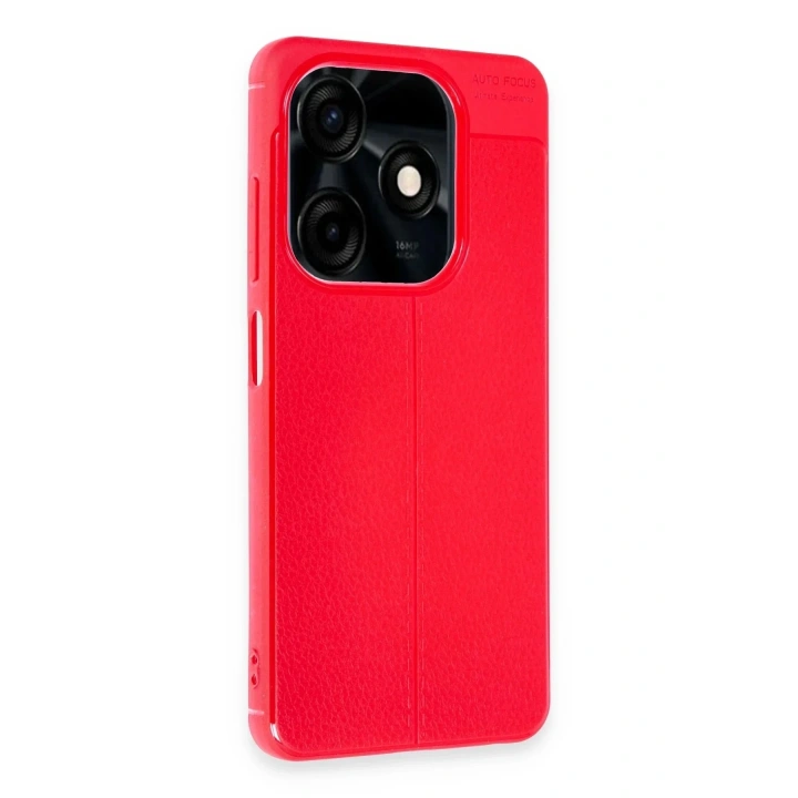 Mey İthalat®  Tecno Spark Go 2024 Kılıf Auto Focus Kapak - Kırmızı