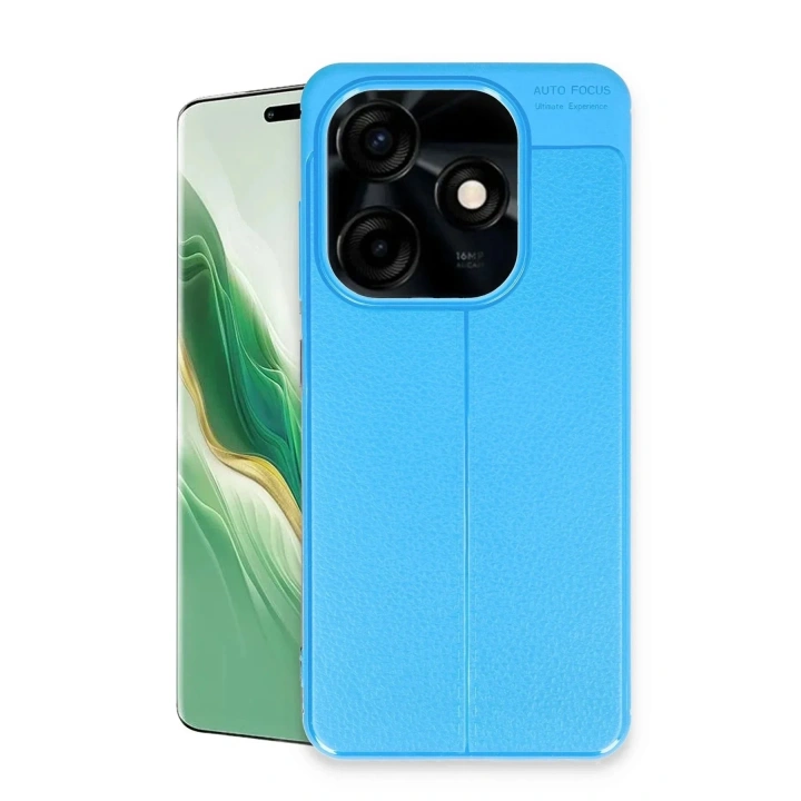 Mey İthalat®  Tecno Spark Go 2024 Kılıf Auto Focus Kapak - Mavi