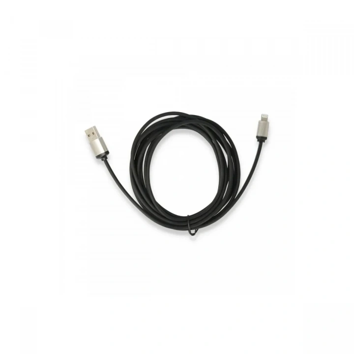 Mey İthalat®  USB to Lightning 3m Kablo - Siyah
