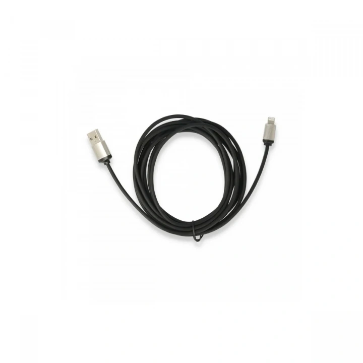 Mey İthalat®  USB to Lightning 3m Kablo - Siyah