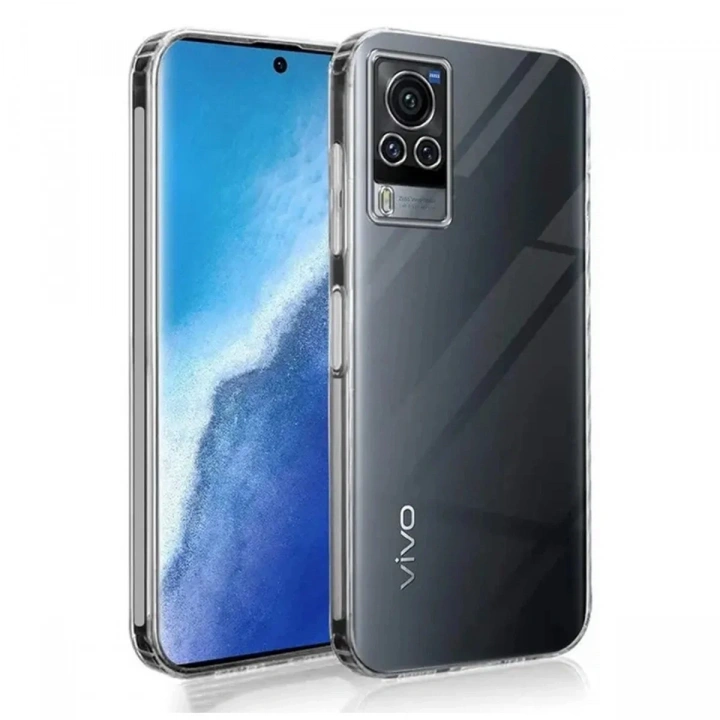 Mey İthalat®  Vivo V30 5G Kılıf Lüx Şeffaf Silikon