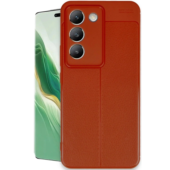 Mey İthalat®  Vivo V30 Lite 4G Kılıf Auto Focus Kapak - Kırmızı