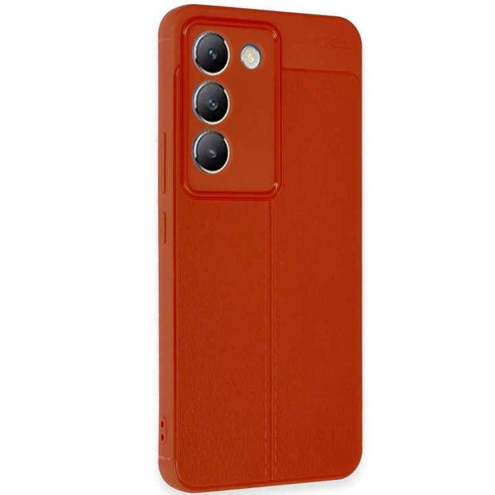 Mey İthalat®  Vivo V30 Lite 4G Kılıf Auto Focus Kapak - Kırmızı