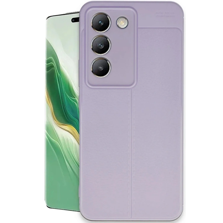 Mey İthalat®  Vivo V30 Lite 4G Kılıf Auto Focus Kapak - Lila