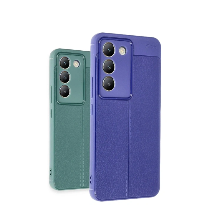 Mey İthalat®  Vivo V30 Lite 4G Kılıf Auto Focus Kapak - Mavi