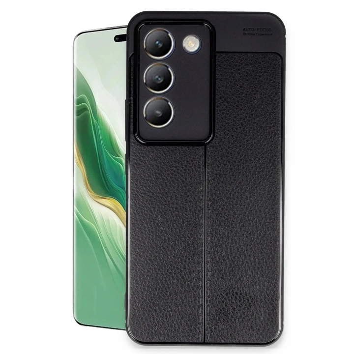 Mey İthalat®  Vivo V30 Lite 4G Kılıf Auto Focus Kapak - Siyah