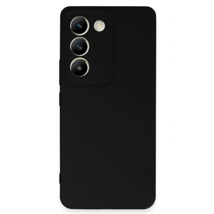 Mey İthalat®  Vivo V30 Lite 4G Kılıf First Silikon - Siyah