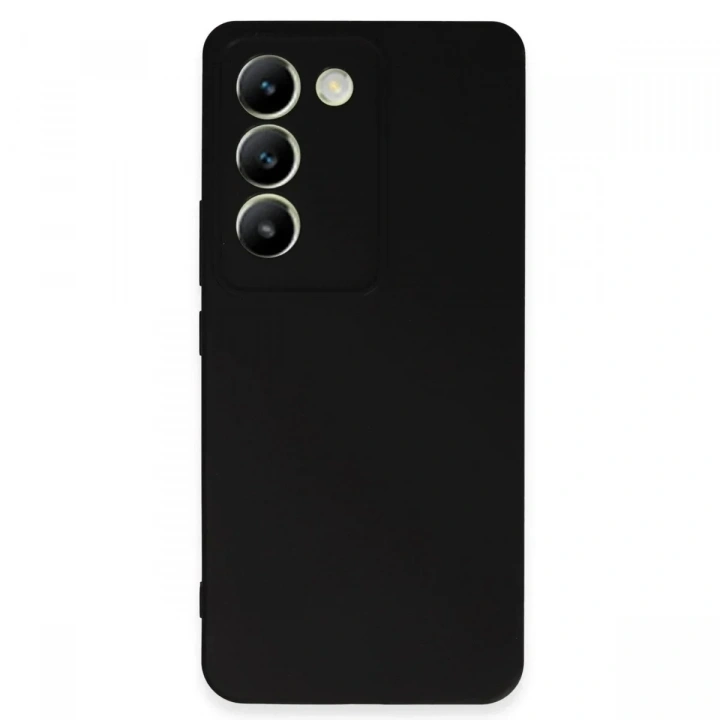 Mey İthalat®  Vivo V30 Lite 4G Kılıf First Silikon - Siyah