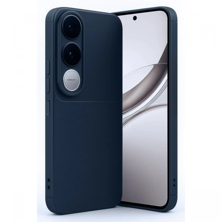 Mey İthalat®  Vivo V50 Lite 4G Auto Focus Karbon Kapak - Lacivert