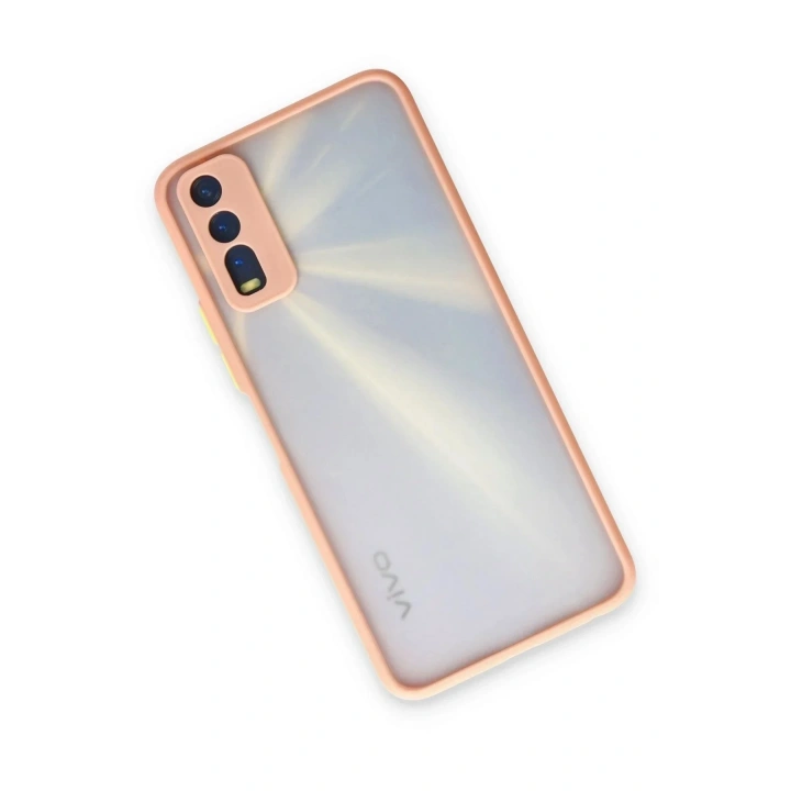 Mey İthalat®  Vivo Y11S Kılıf Montreal Silikon Kapak - Pembe