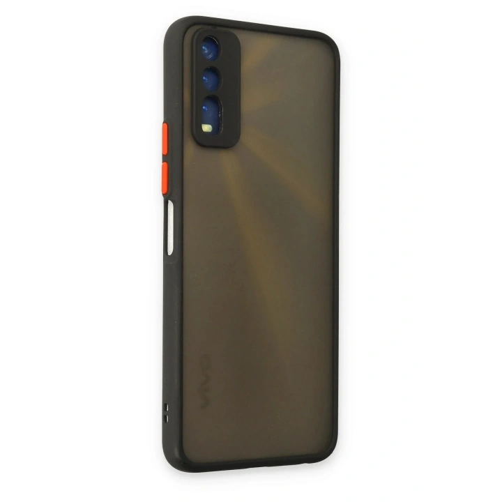 Mey İthalat®  Vivo Y11S Kılıf Montreal Silikon Kapak - Siyah