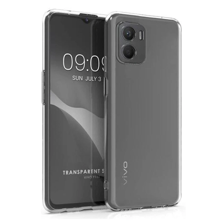 Mey İthalat®  Vivo Y15S Kılıf Lüx Şeffaf Silikon