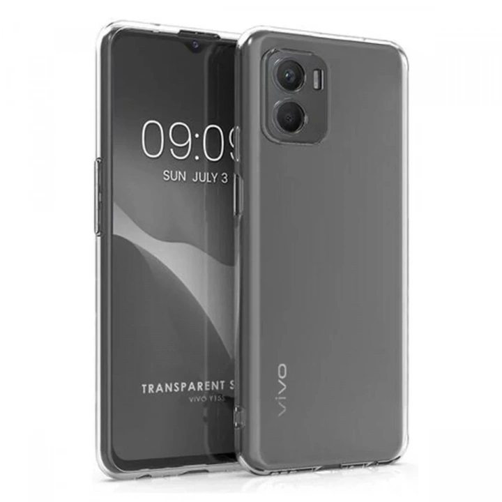 Mey İthalat®  Vivo Y15S Kılıf Lüx Şeffaf Silikon
