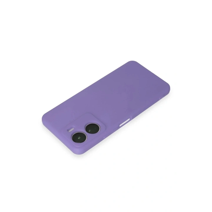 Mey İthalat®  Vivo Y16 Kılıf First Silikon - Lila