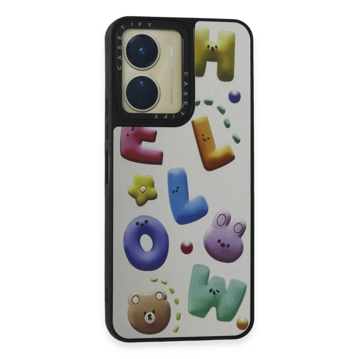 Mey İthalat®  Vivo Y16 Kılıf Mirror Desenli Kapak - Mirror - 15