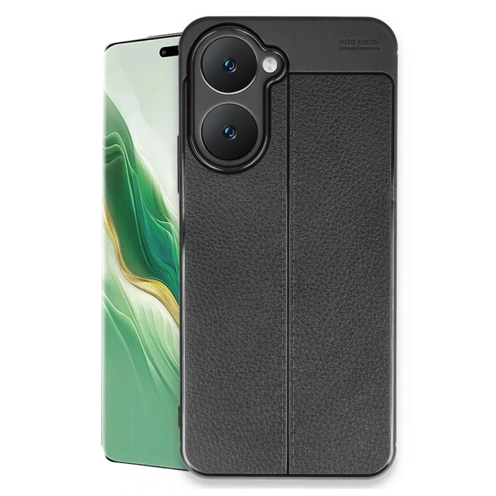 Mey İthalat®  Vivo Y18 Kılıf Auto Focus Kapak - Siyah