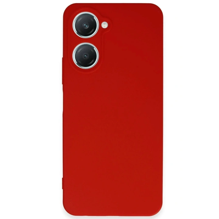 Mey İthalat®  Vivo Y18 Kılıf First Silikon - Kırmızı