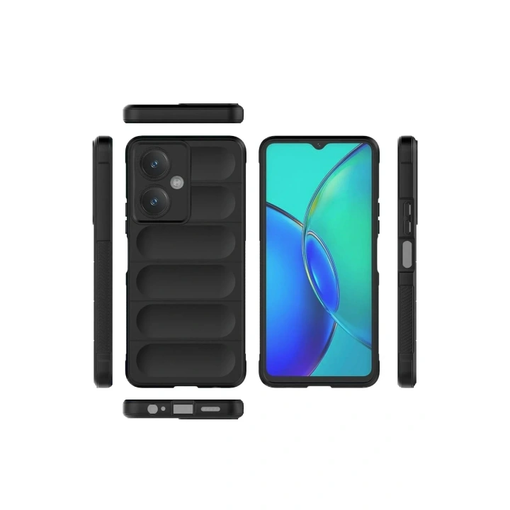 Mey İthalat®  Vivo Y27 Kılıf Optimum Silikon - Krem