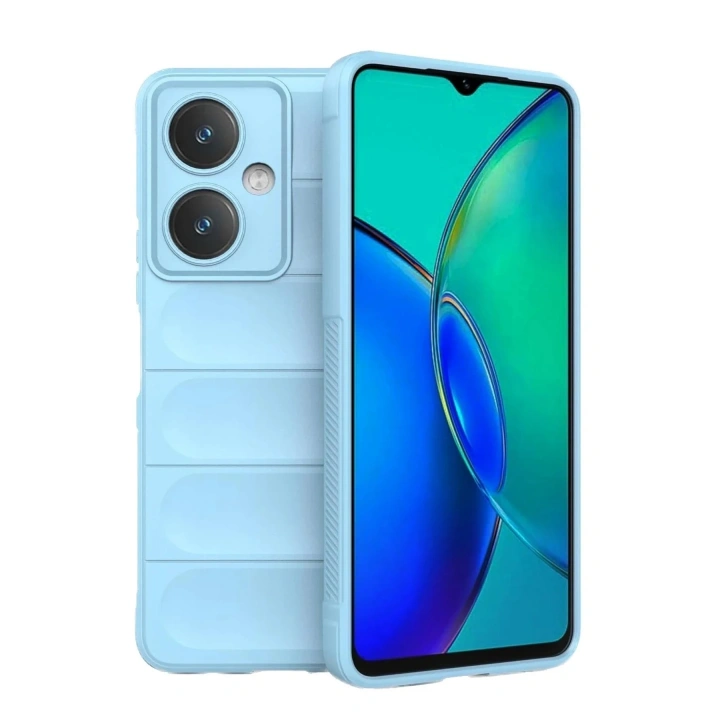 Mey İthalat®  Vivo Y27 Kılıf Optimum Silikon - Sky Blue