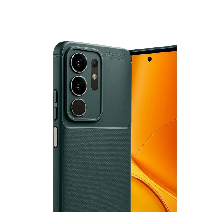 Mey İthalat®  Vivo Y29 4G Auto Focus Karbon Kapak - Koyu Yeşil
