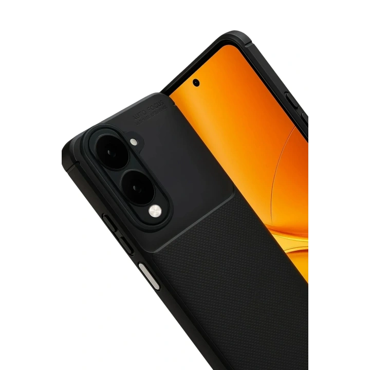 Mey İthalat®  Vivo Y29S Auto Focus Karbon Kapak - Siyah