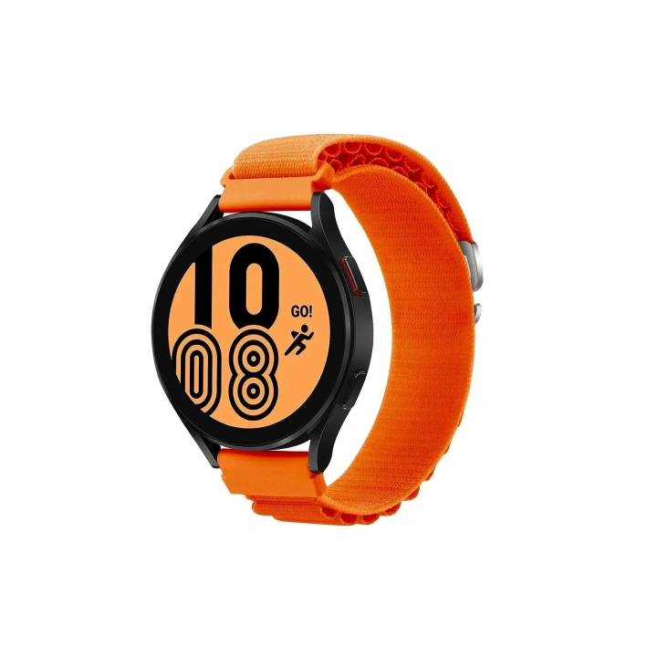 Mey İthalat®  Watch 20mm KR410 Kumaş Kordon - Turuncu
