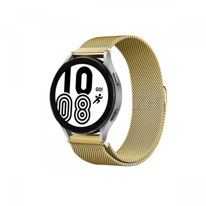 Mey İthalat®  Watch 20mm Metal Mıknatıslı Kordon - Gold