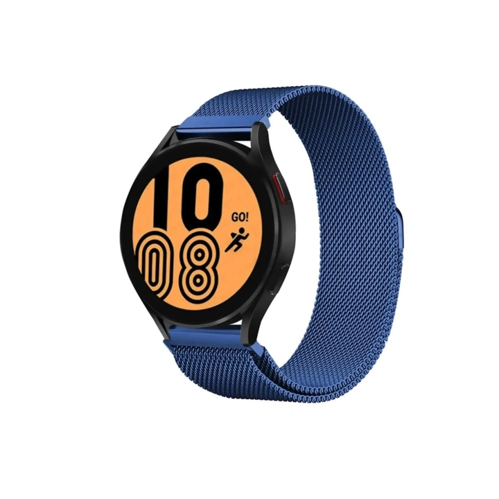 Mey İthalat®  Watch 20mm Metal Mıknatıslı Kordon - Mavi