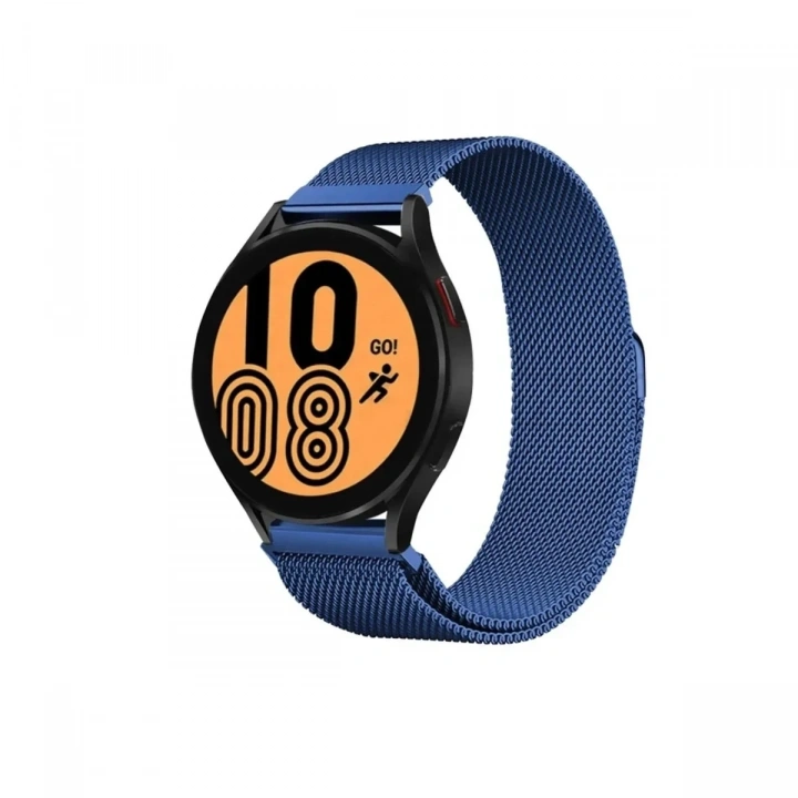 Mey İthalat®  Watch 20mm Metal Mıknatıslı Kordon - Mavi