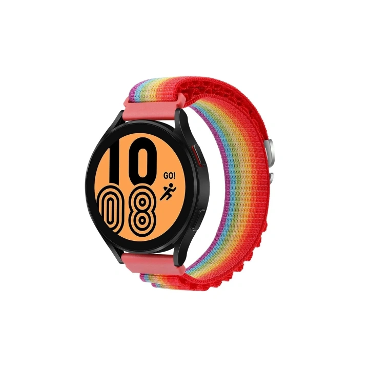 Mey İthalat®  Watch 22mm KR410 Kumaş Kordon - Gökkuşağı 1