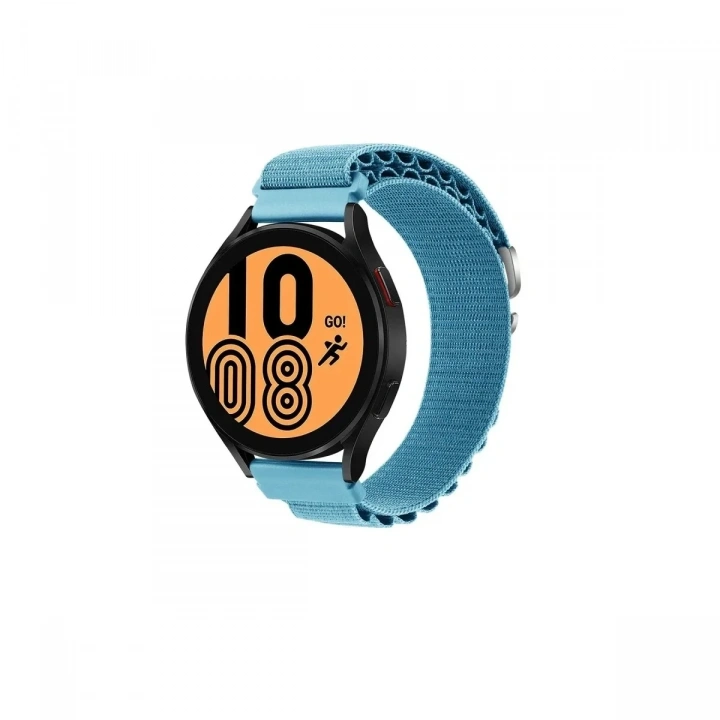 Mey İthalat®  Watch 22mm KR410 Kumaş Kordon - Mavi