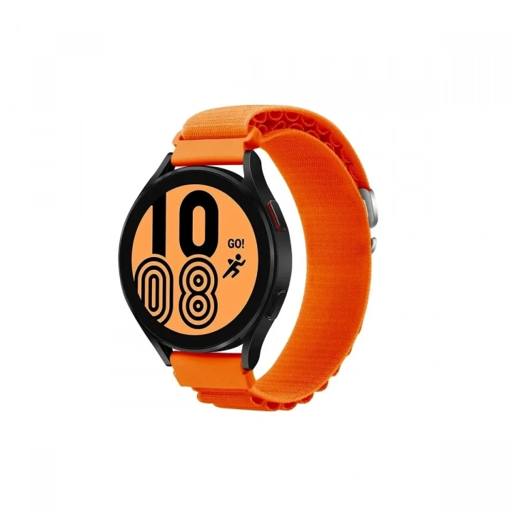 Mey İthalat®  Watch 22mm KR410 Kumaş Kordon - Turuncu