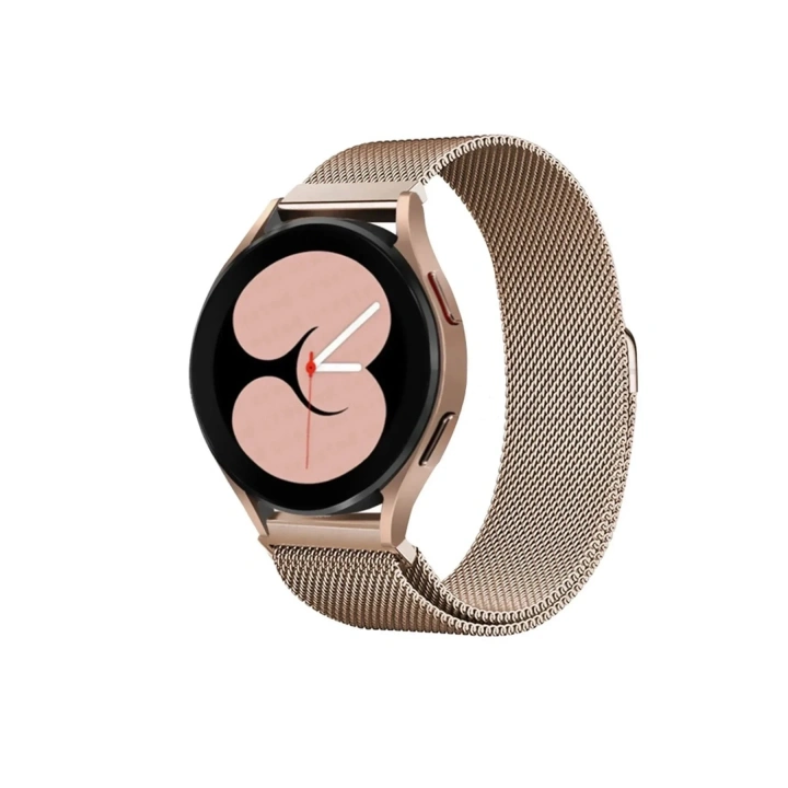 Mey İthalat®  Watch 22mm Metal Mıknatıslı Kordon - Bakır