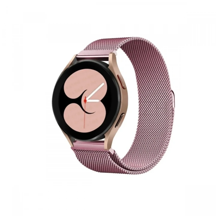 Mey İthalat®  Watch 22mm Metal Mıknatıslı Kordon - Rose