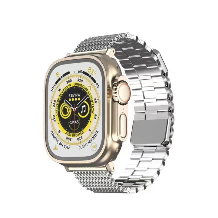 Mey İthalat®   Watch 38mm Ascend Metal Kordon - Gümüş