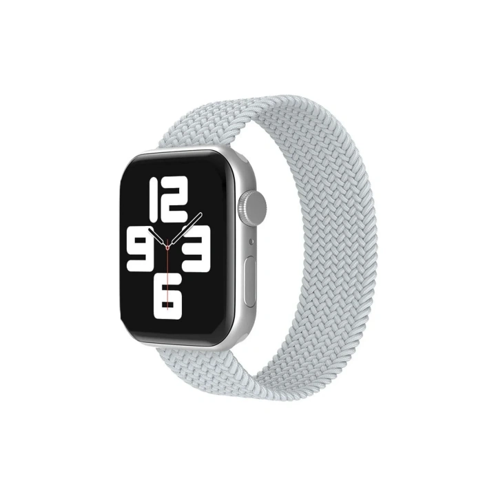 Mey İthalat®   Watch 38mm Ayarlı Solo Silikon Kordon - Beyaz
