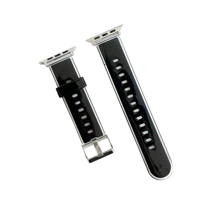 Mey İthalat®  Watch 38mm Jelly Silikon Kordon - Siyah