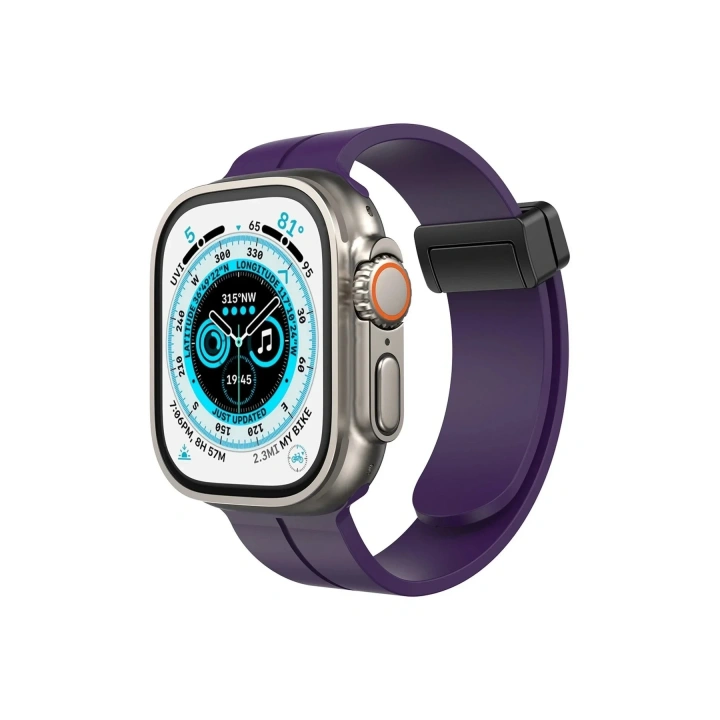 Mey İthalat®   Watch 38mm KR412 Elegance Stylısh Kordon - Derin Mor