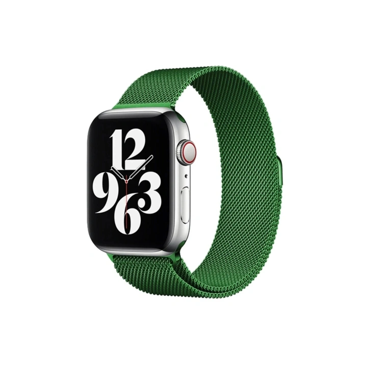Mey İthalat®   Watch 38mm Metal Mıknatıslı Kordon - Yeşil